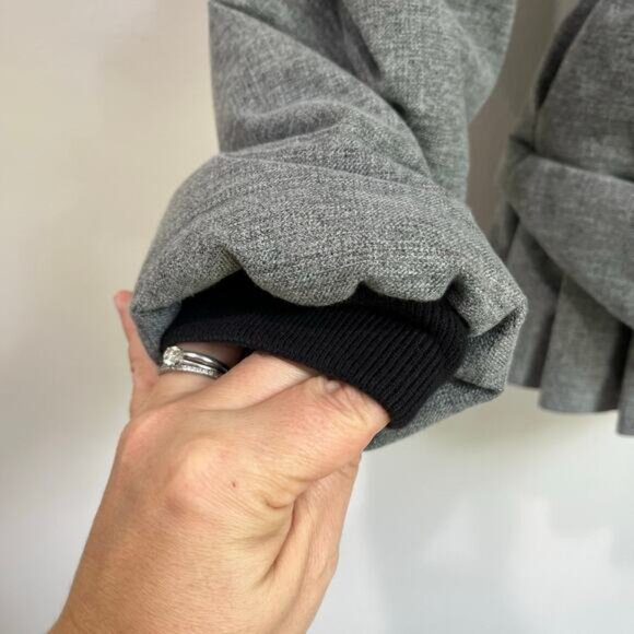 Lapin House Girls Winter Coat Faux Fur Hood Belted Quilted Jacket Size 14 - Picture 7 of 8